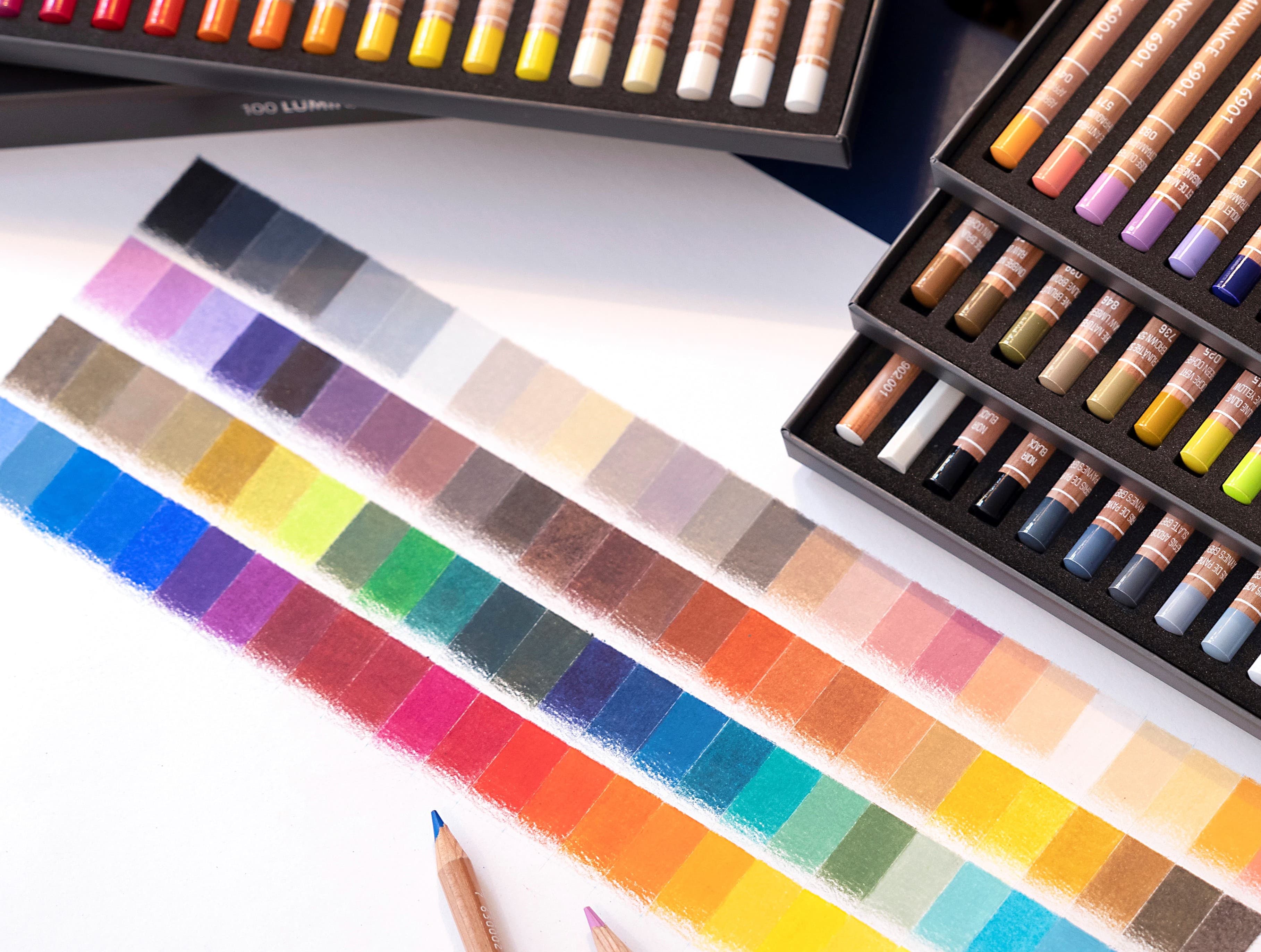 Choosing coloured pencils for professional use